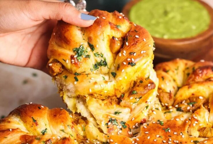 Tandoori Chicken Star Bread Recipe