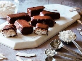 Keto Chocolate Coconut Bars Recipe